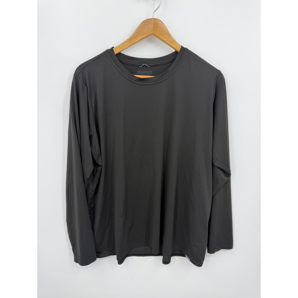 Patagonia Capilene Cool Daily Shirt Womens XXL Black Long Sleeve Active Top
